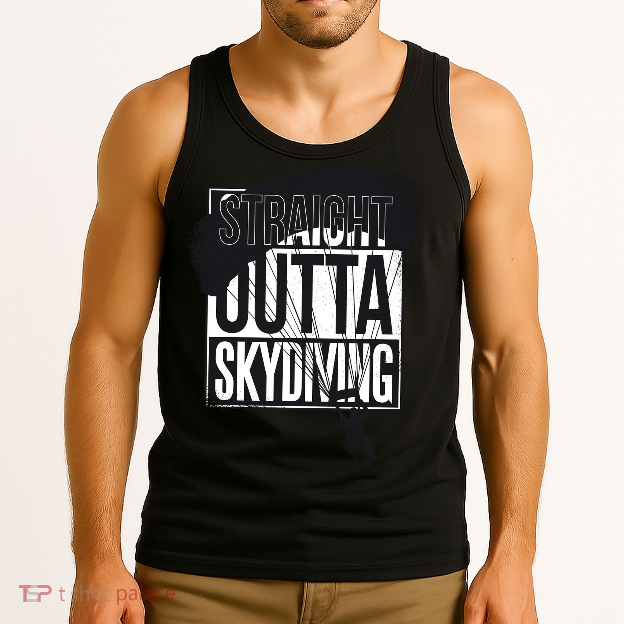 Straight Outta Skydiving Tank Top