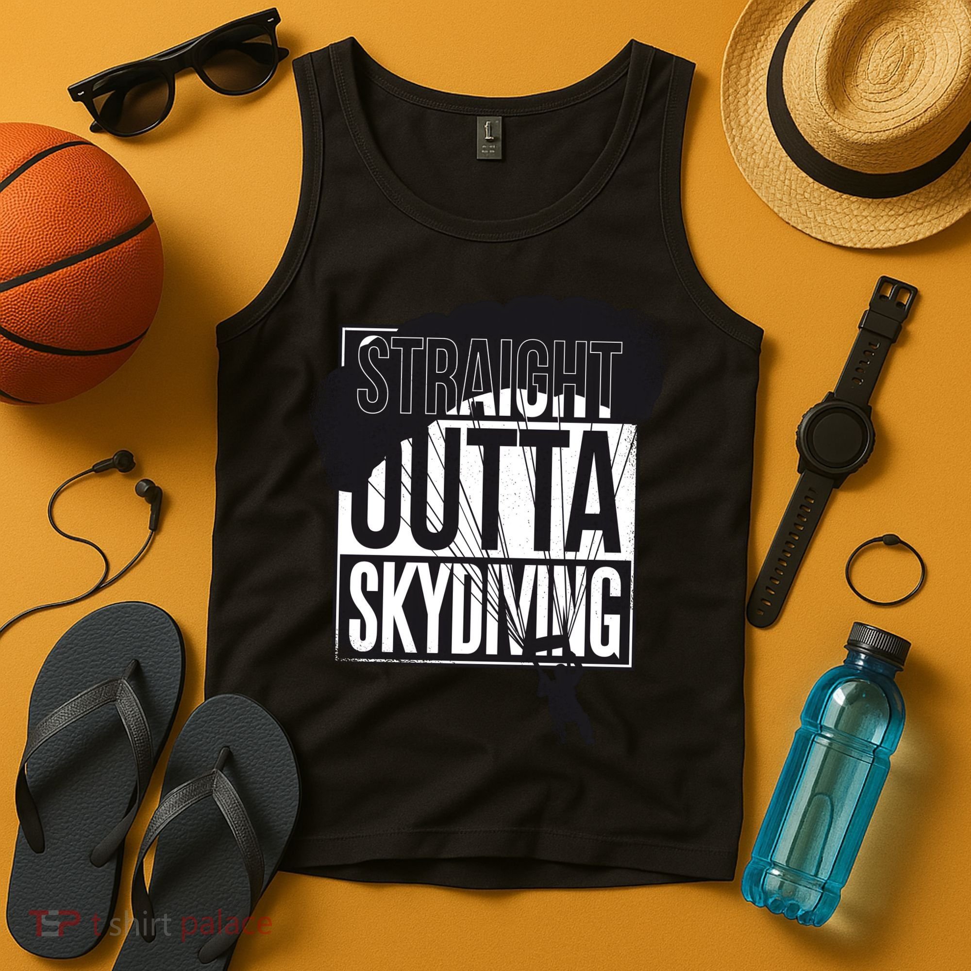 Straight Outta Skydiving Tank Top