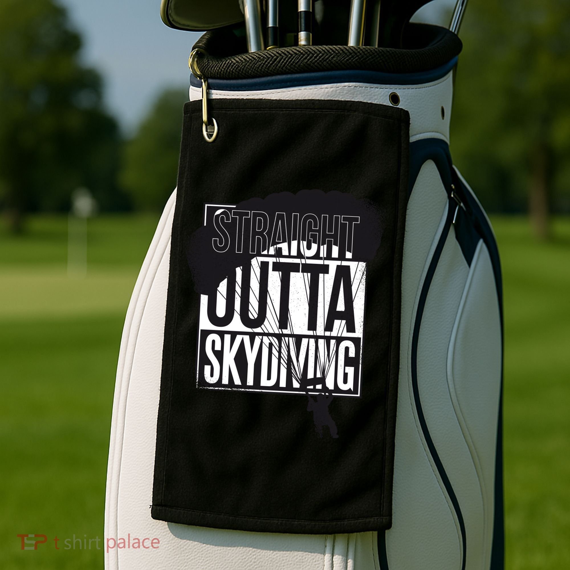 Straight Outta Skydiving Golf Towel
