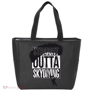 Straight Outta Skydiving Tote Bag