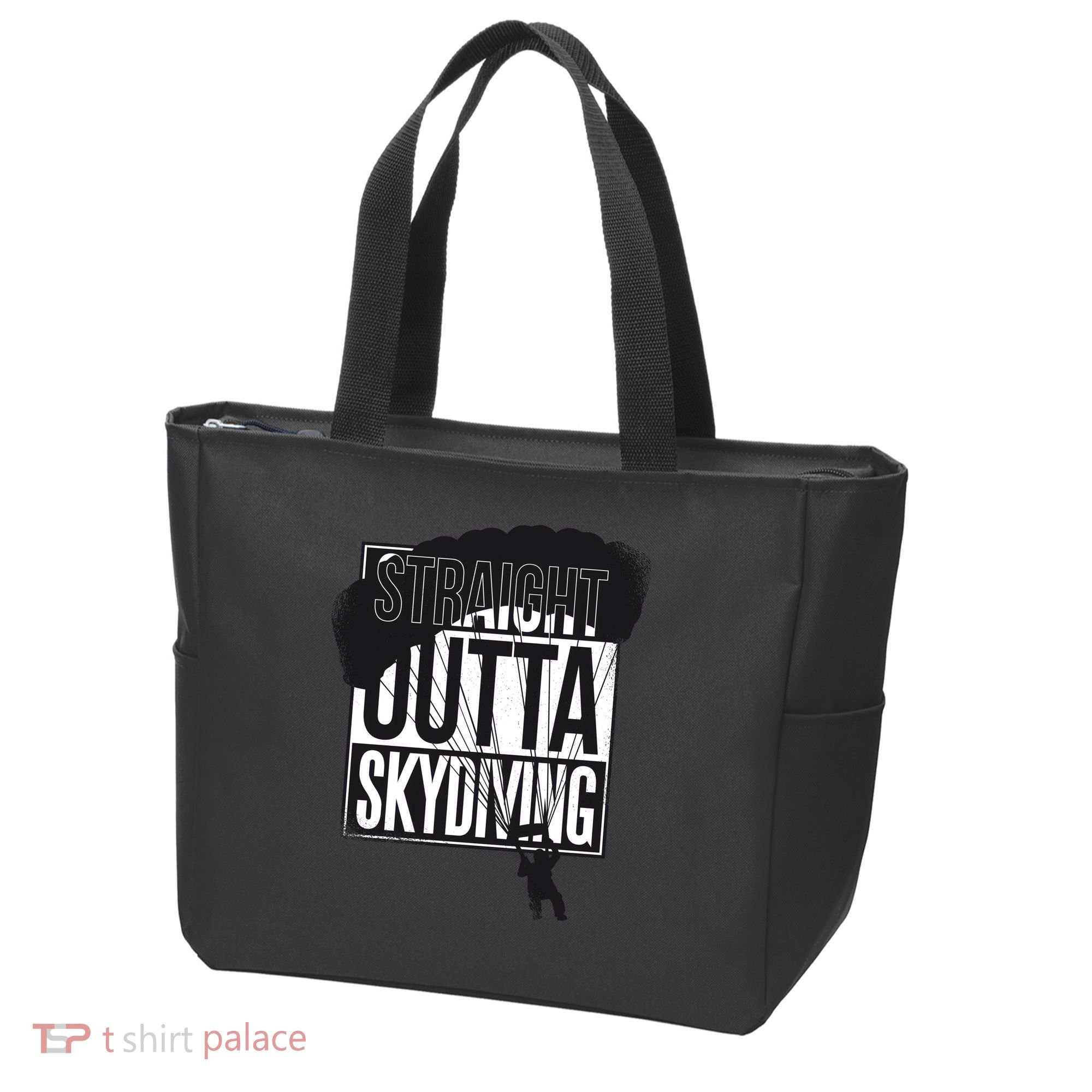 Straight Outta Skydiving Tote Bag
