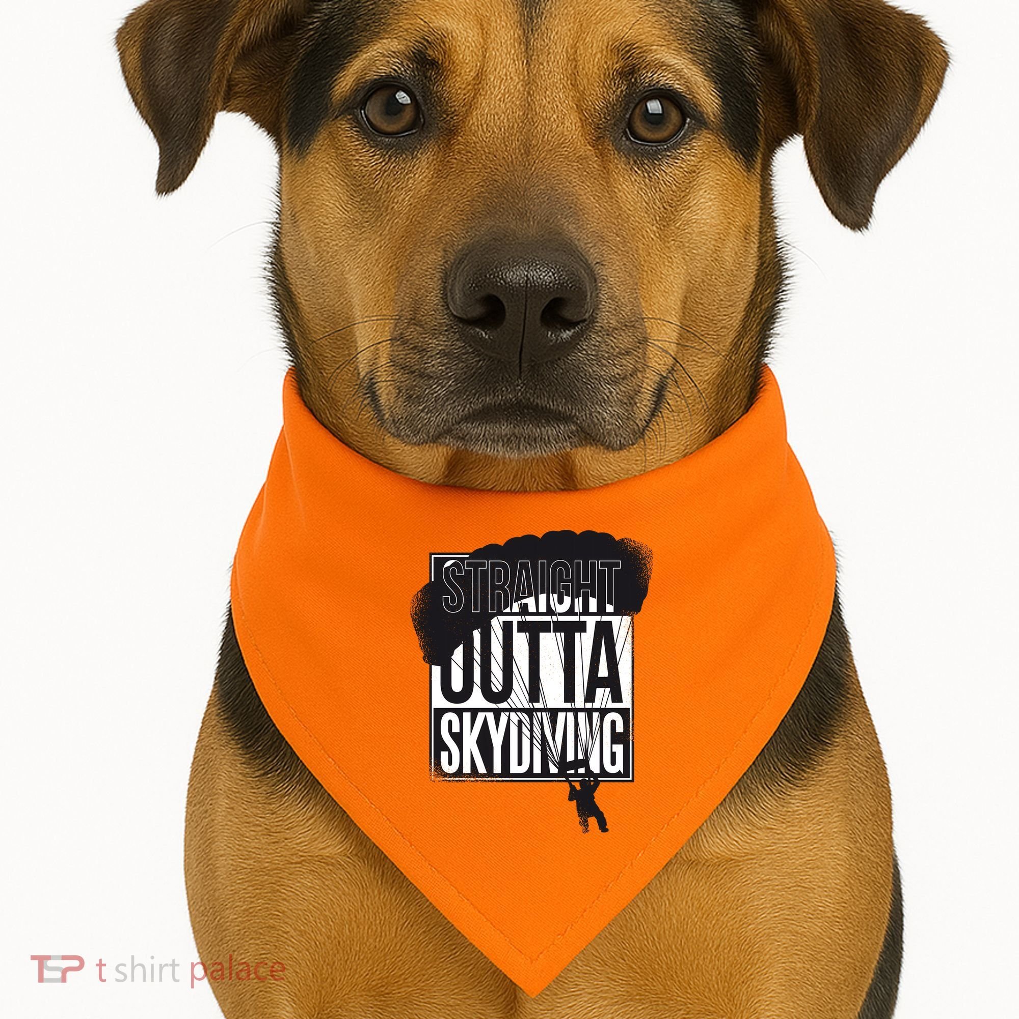 Straight Outta Skydiving USA-Made Doggie Bandana