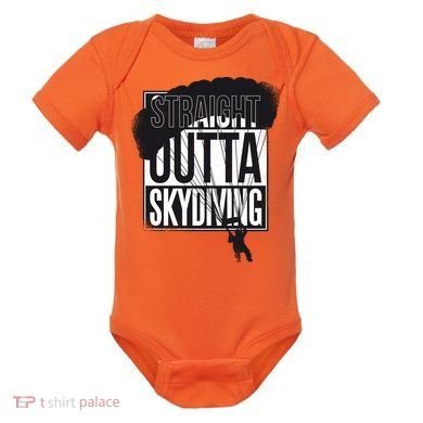 Straight Outta Skydiving Baby Bodysuit