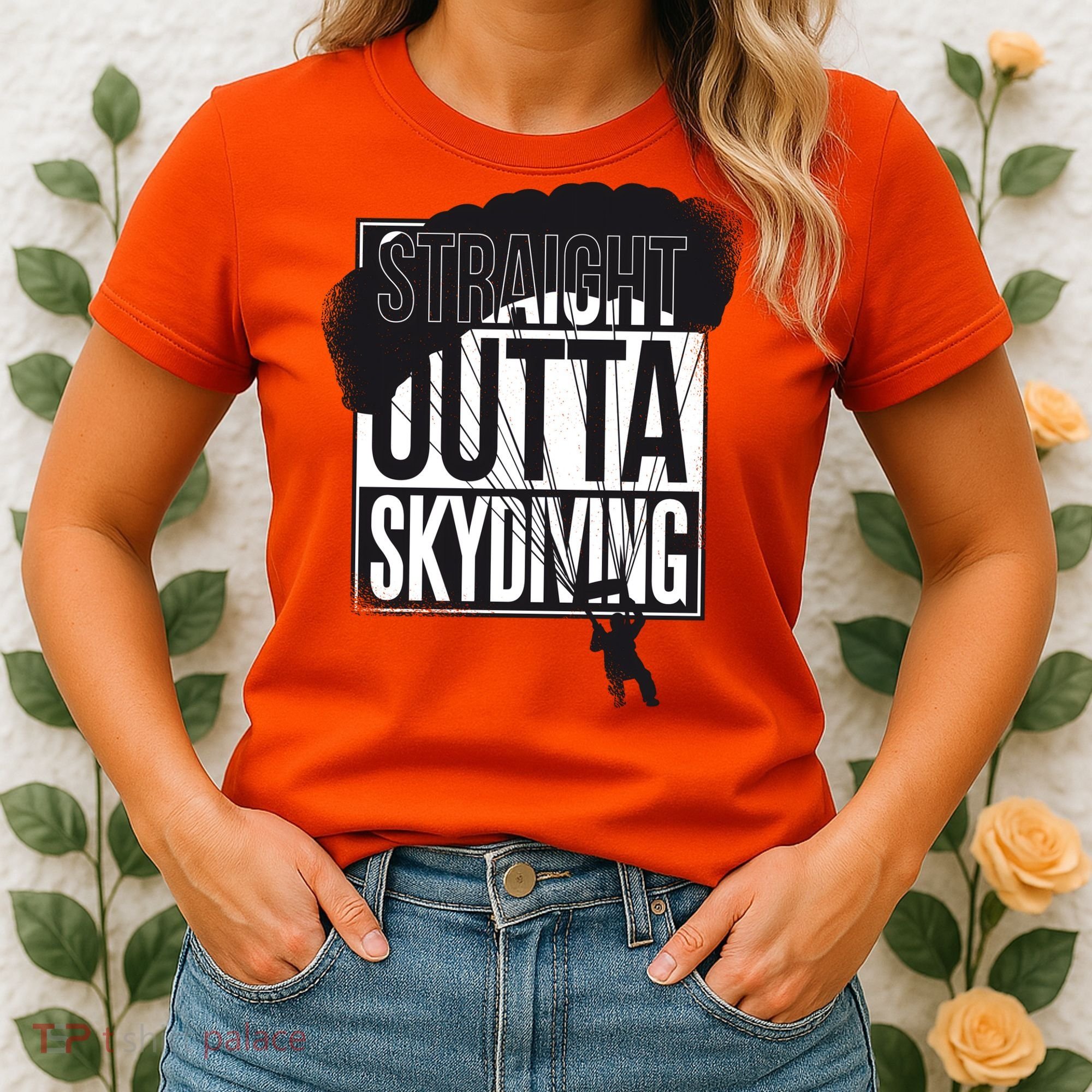 Straight Outta Skydiving Women's T-Shirt
