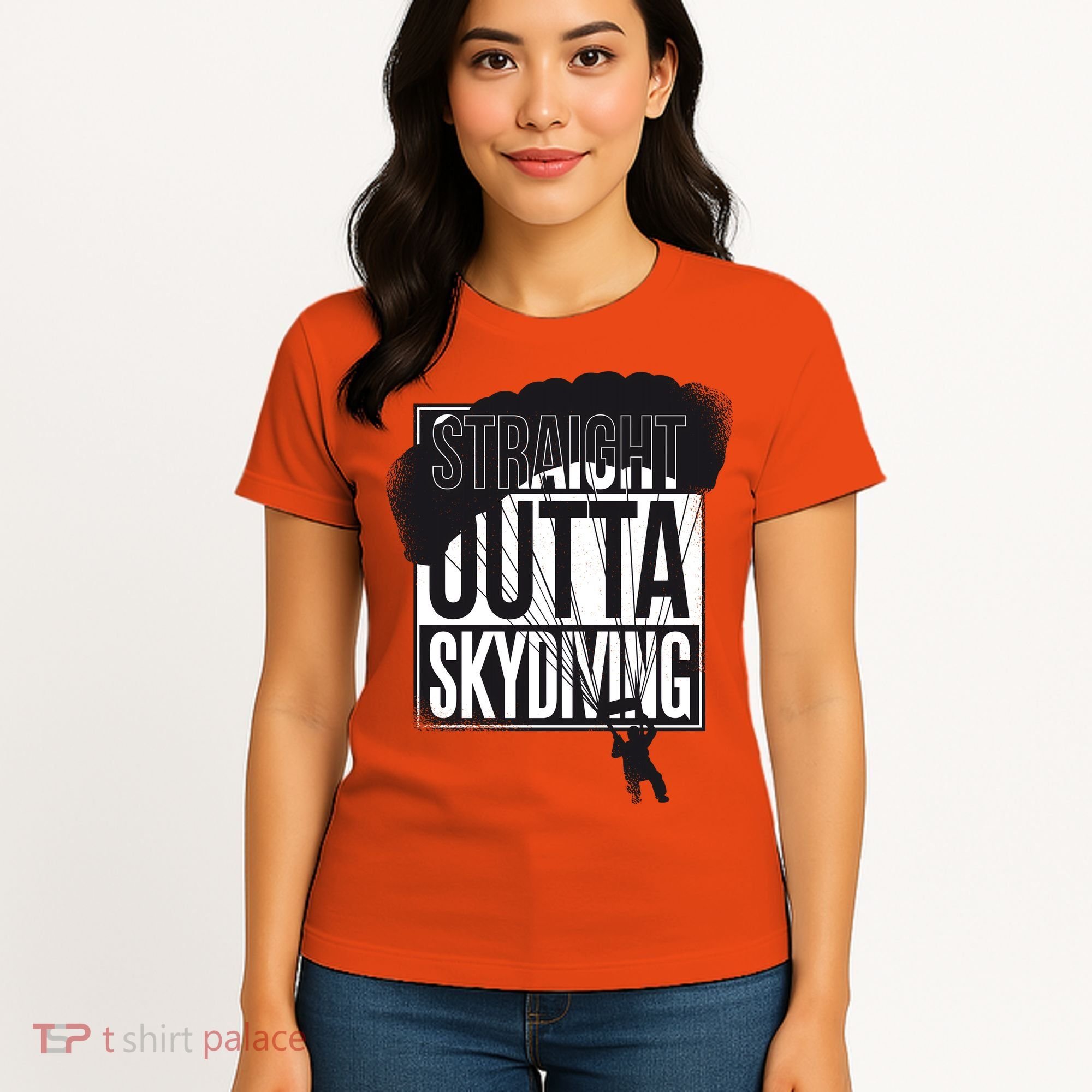 Straight Outta Skydiving Women's T-Shirt