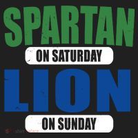 Spartan On Saturday Lion On Sunday Women's Sweatshirt thumb 2