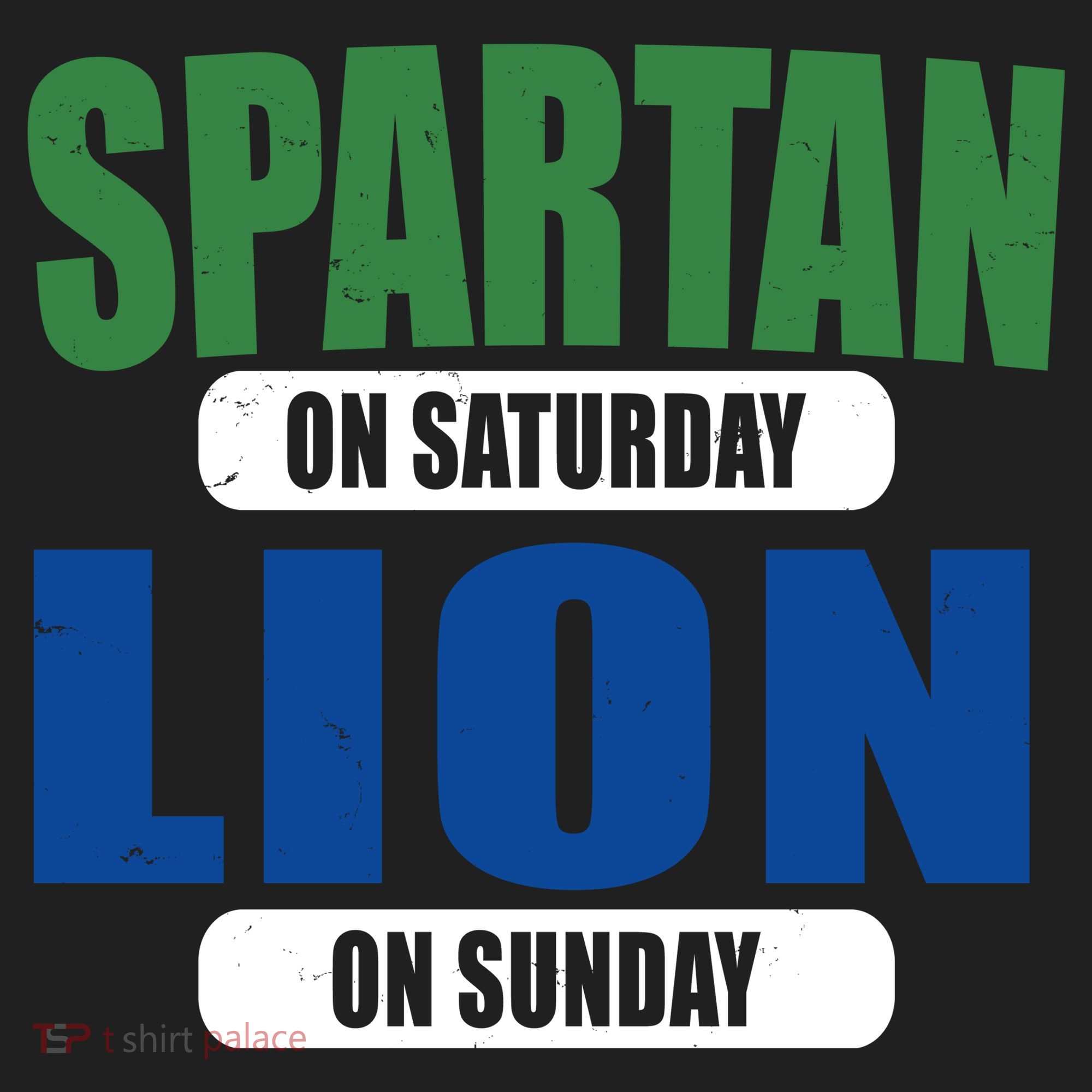 Spartan On Saturday Lion On Sunday Women's Sweatshirt