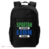 Spartan On Saturday Lion On Sunday Backpack thumb 0