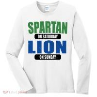 Spartan On Saturday Lion On Sunday Women's Long Sleeve Shirt thumb 0