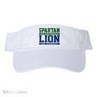 Spartan On Saturday Lion On Sunday Funny Detroit Visor thumb 0