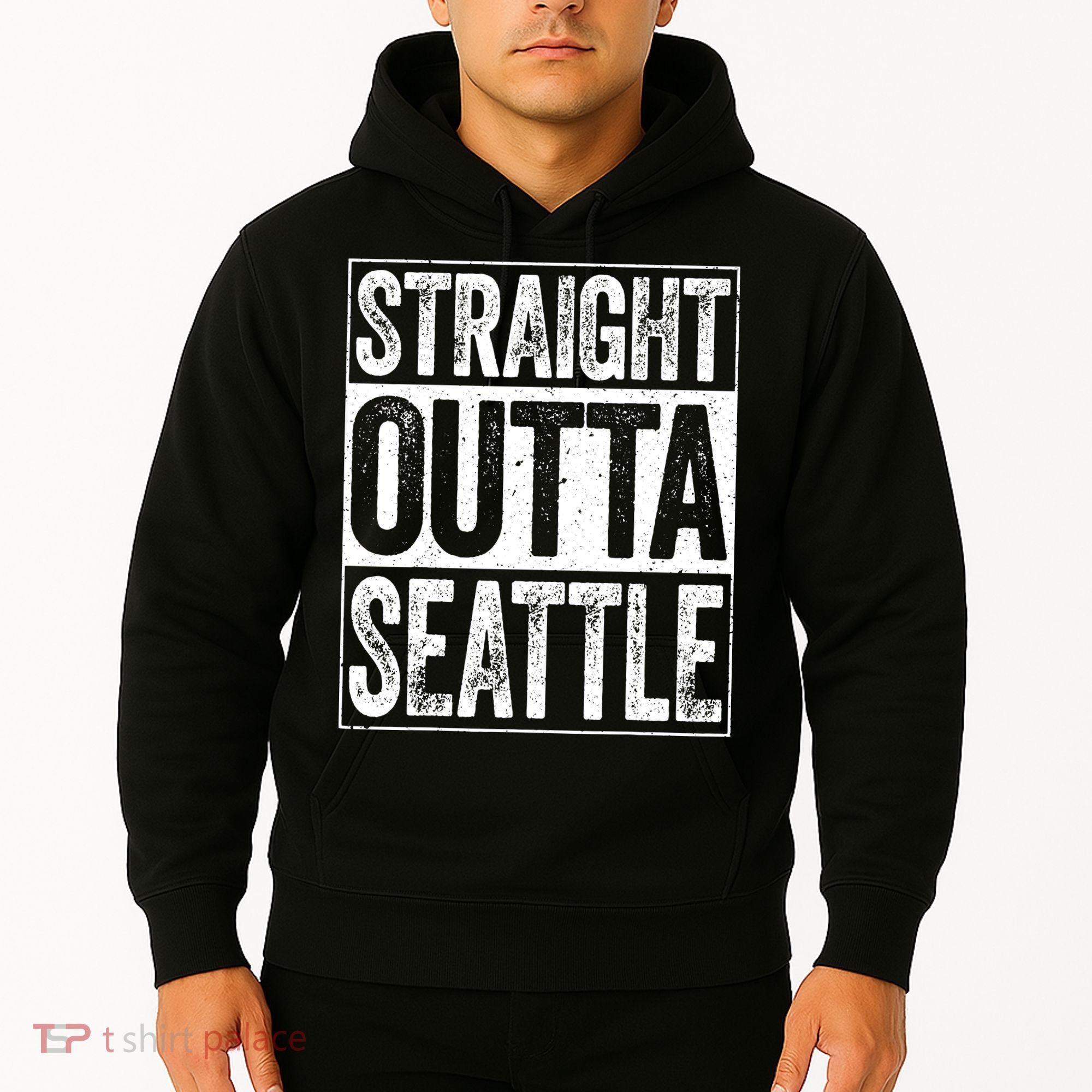 Straight Outta Seattle Washington Hoodie