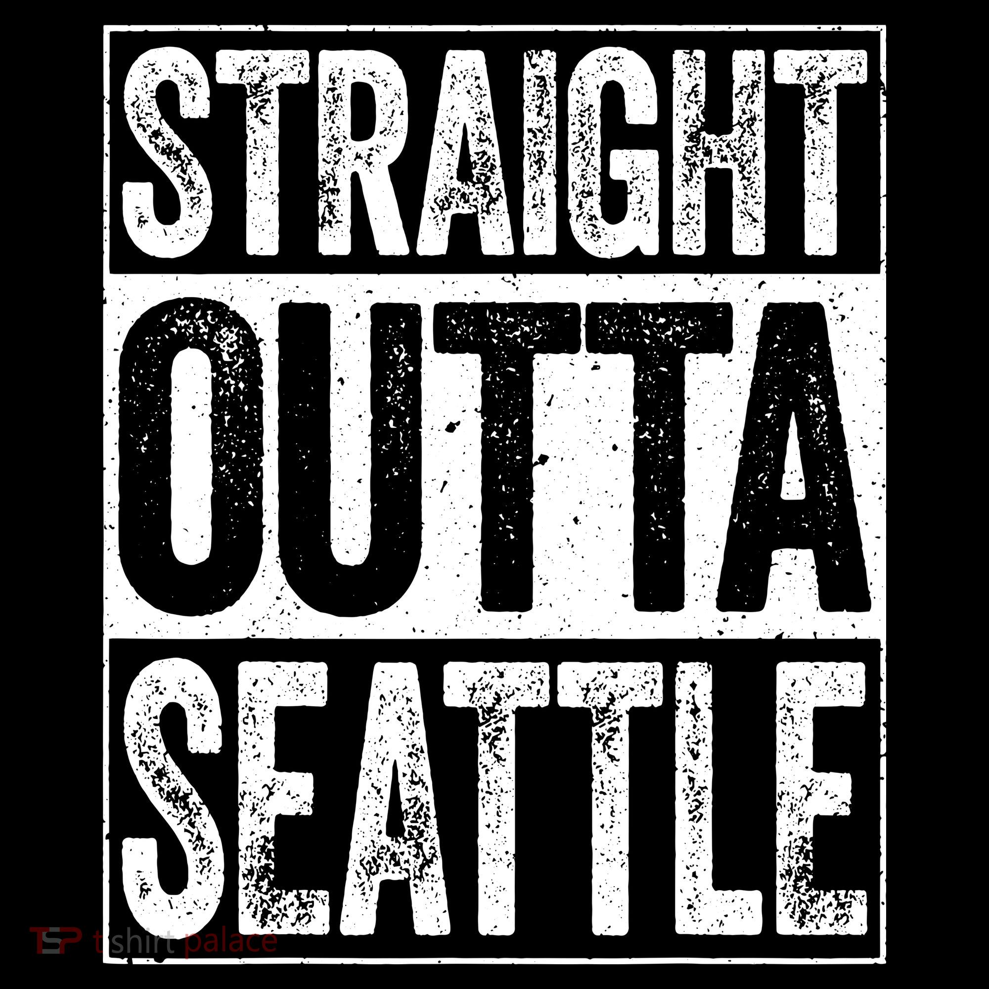 Straight Outta Seattle Washington Long Sleeve Shirt