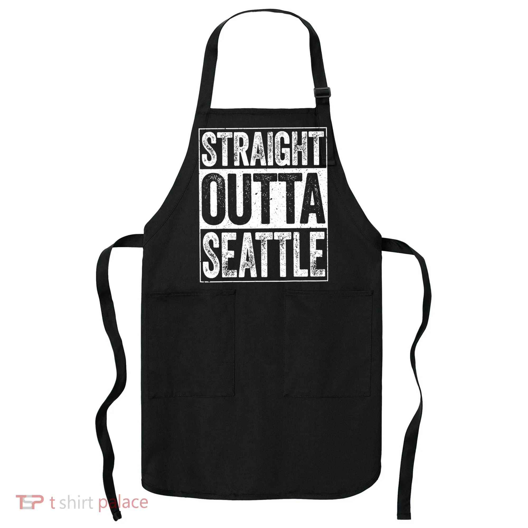 Straight Outta Seattle Washington Apron