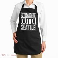 Straight Outta Seattle Washington Apron thumb 2