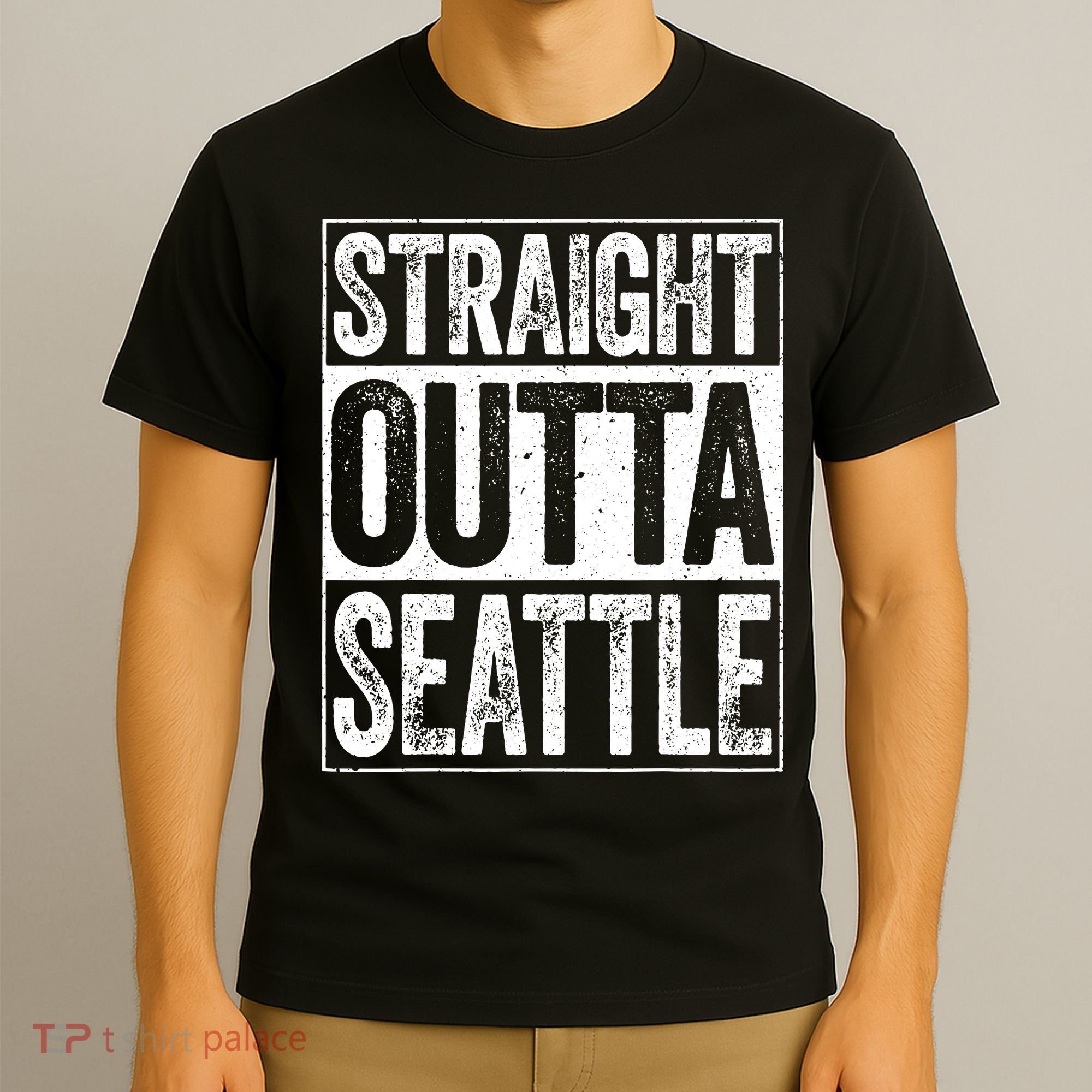 Straight Outta Seattle Washington T-Shirt