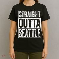 Straight Outta Seattle Washington T-Shirt thumb 4