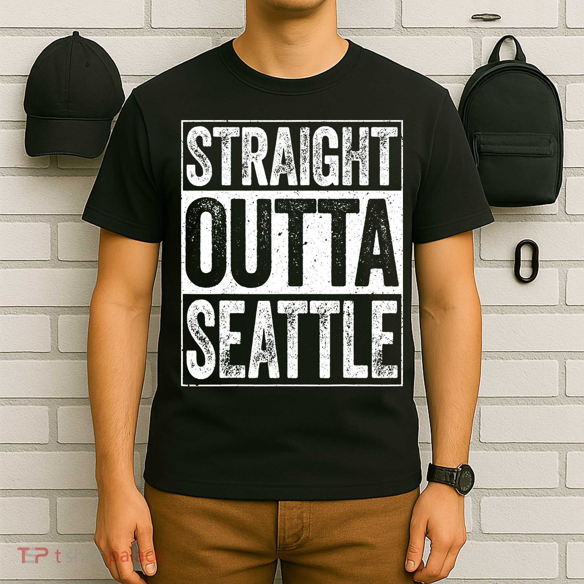 Straight Outta Seattle Washington T-Shirt