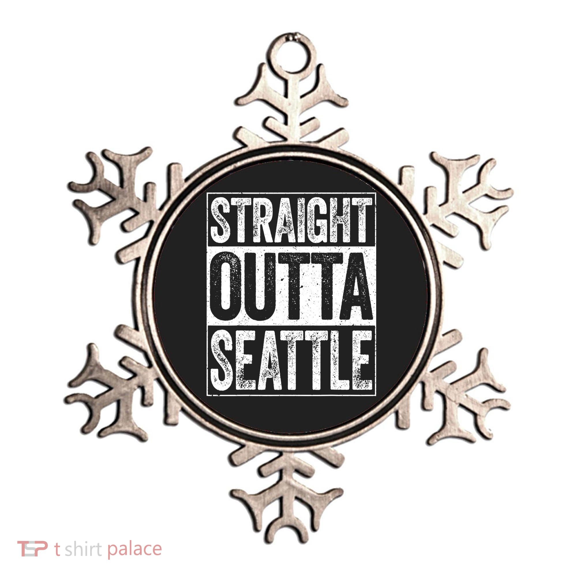 Straight Outta Seattle Washington Ornament