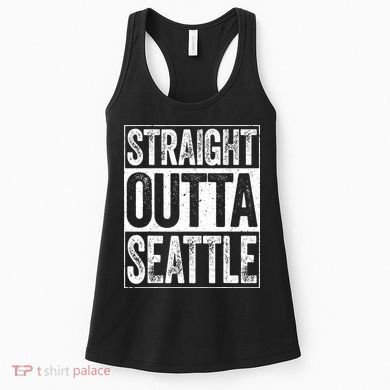 Straight Outta Seattle Washington Women's Tank Top