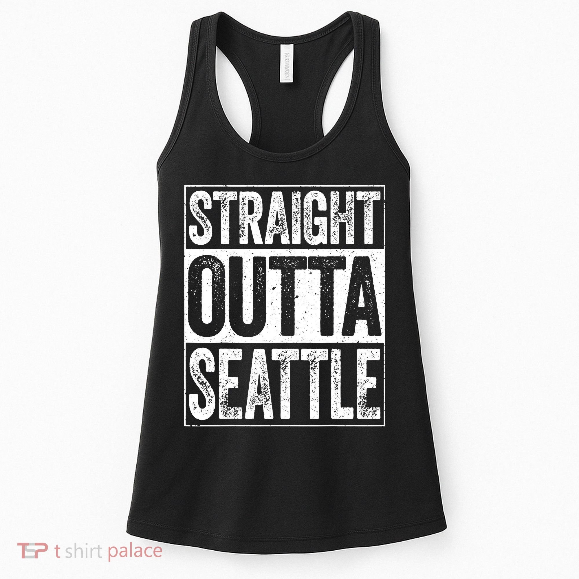 Straight Outta Seattle Washington Women's Tank Top