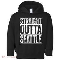 Straight Outta Seattle Washington Toddler Hoodie thumb 0