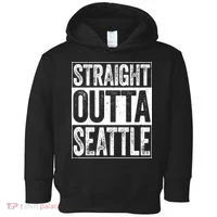 Straight Outta Seattle Washington Toddler Hoodie thumb 0
