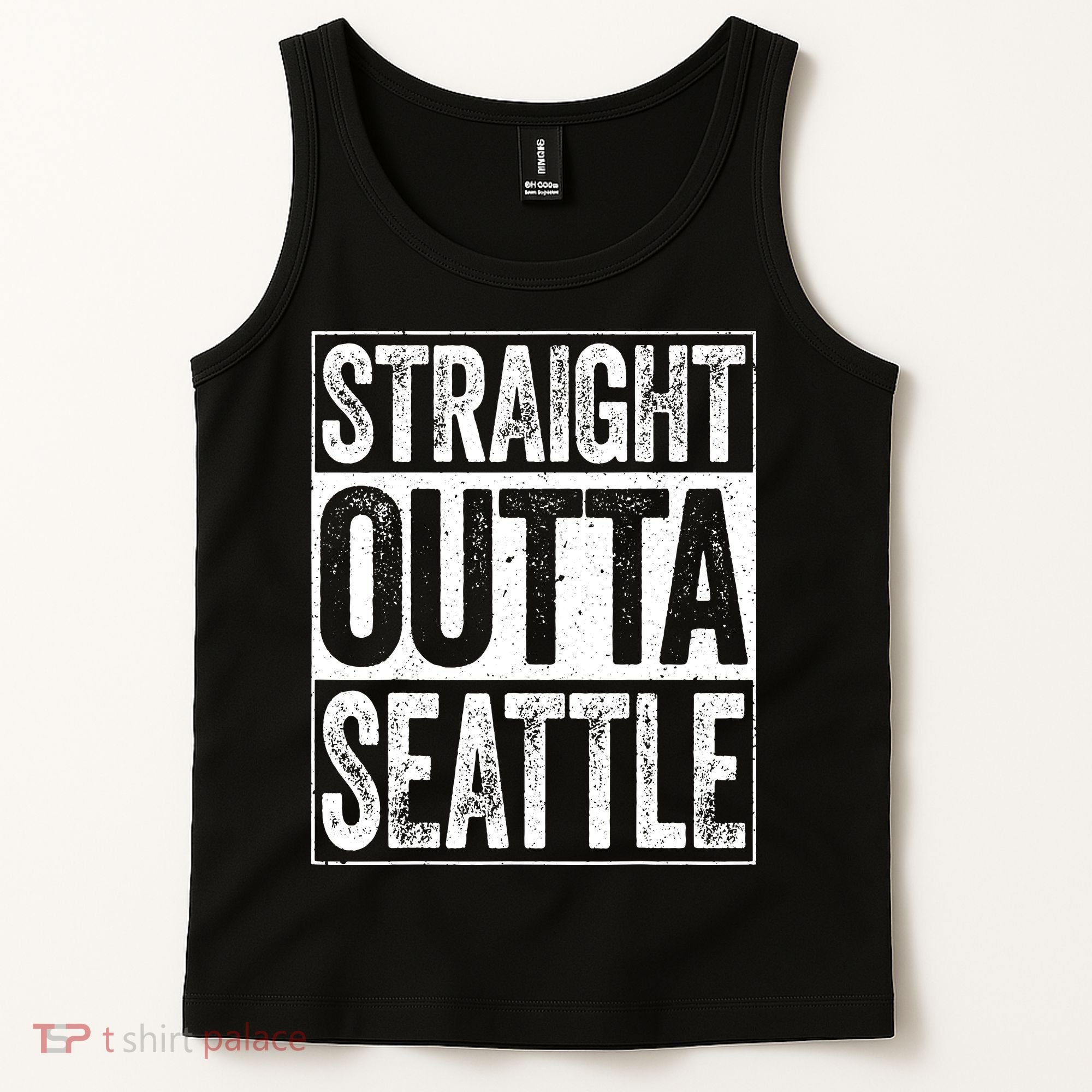 Straight Outta Seattle Washington Tank Top