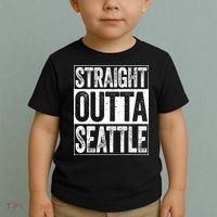 Straight Outta Seattle Washington Toddler T-Shirt thumb 2