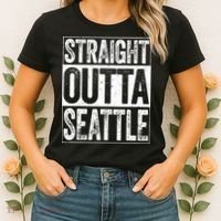 Straight Outta Seattle Washington Women's T-Shirt thumb 2