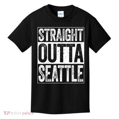 Straight Outta Seattle Washington Kids T-Shirt