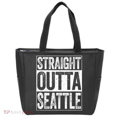 Straight Outta Seattle Washington Tote Bag