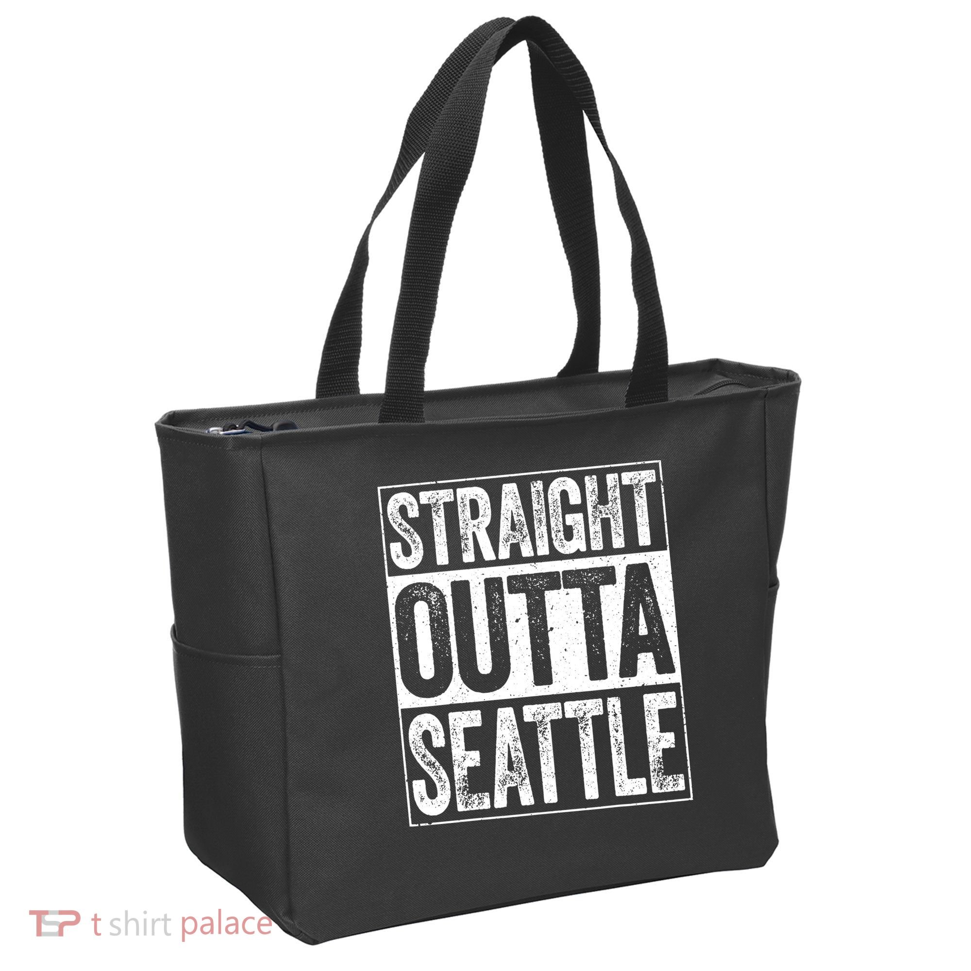 Straight Outta Seattle Washington Tote Bag