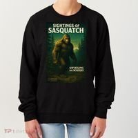 Sightings Of Sasquatch Cryptid Mystery Forest Women's Sweatshirt thumb 0