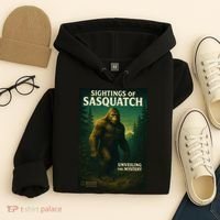Sightings Of Sasquatch Cryptid Mystery Forest Hoodie thumb 4