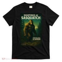 Sightings Of Sasquatch Cryptid Mystery Forest T-Shirt thumb 0