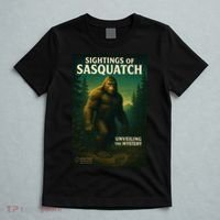 Sightings Of Sasquatch Cryptid Mystery Forest T-Shirt thumb 5
