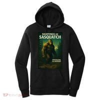 Sightings Of Sasquatch Cryptid Mystery Forest Women's Hoodie thumb 0