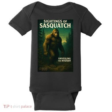 Sightings Of Sasquatch Cryptid Mystery Forest Baby Bodysuit