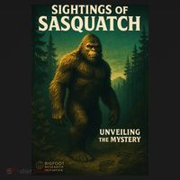 Sightings Of Sasquatch Cryptid Mystery Forest Tank Top thumb 6