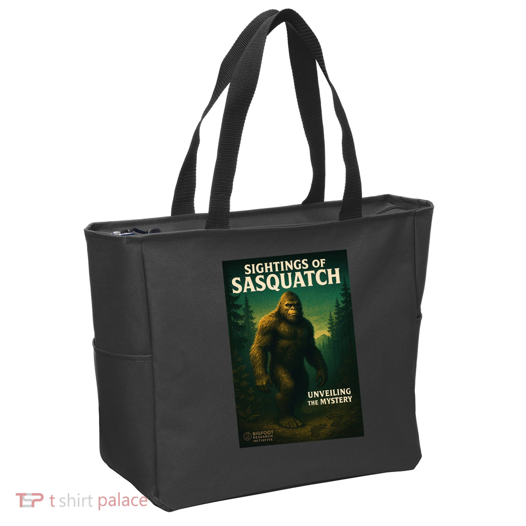 Sightings Of Sasquatch Cryptid Mystery Forest Tote Bag