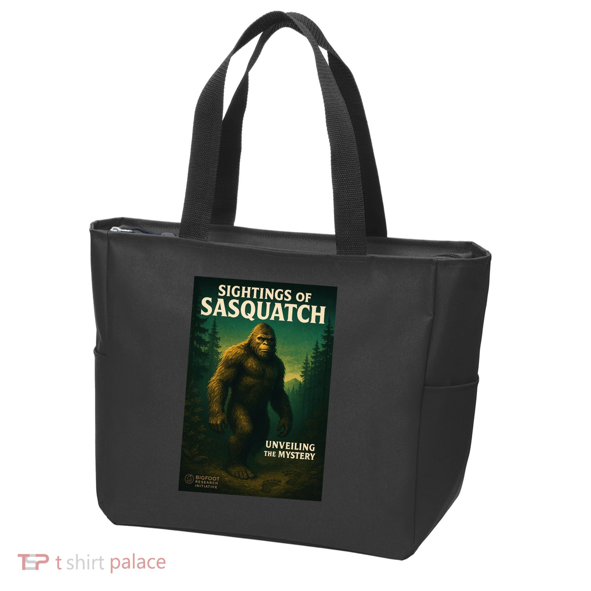 Sightings Of Sasquatch Cryptid Mystery Forest Tote Bag