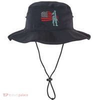 Support Our Soldiers USA American Flag Bucket Hat thumb 0
