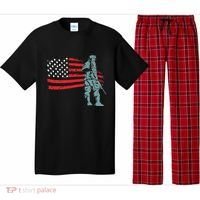 Support Our Soldiers USA American Flag Pajama Set thumb 0