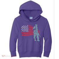 Support Our Soldiers USA American Flag Kids Hoodie thumb 0