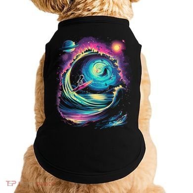 Surfing Outta Space Astronaut Doggie Tank
