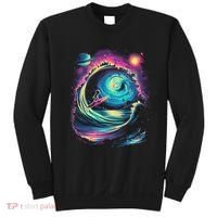 Surfing Outta Space Astronaut Sweatshirt thumb 0
