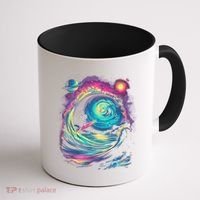 Surfing Outta Space Astronaut Coffee Mug thumb 1