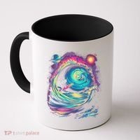 Surfing Outta Space Astronaut Coffee Mug thumb 0