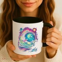Surfing Outta Space Astronaut Coffee Mug thumb 3