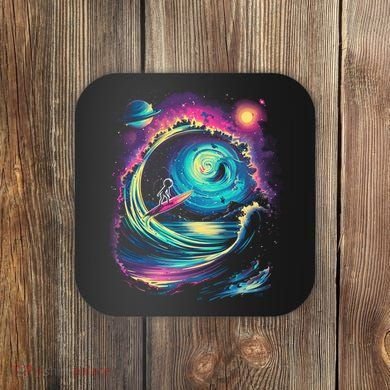 Surfing Outta Space Astronaut Coaster